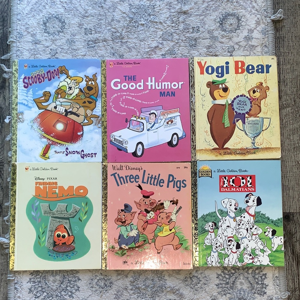 A Little Golden Book - Set of 6 Books